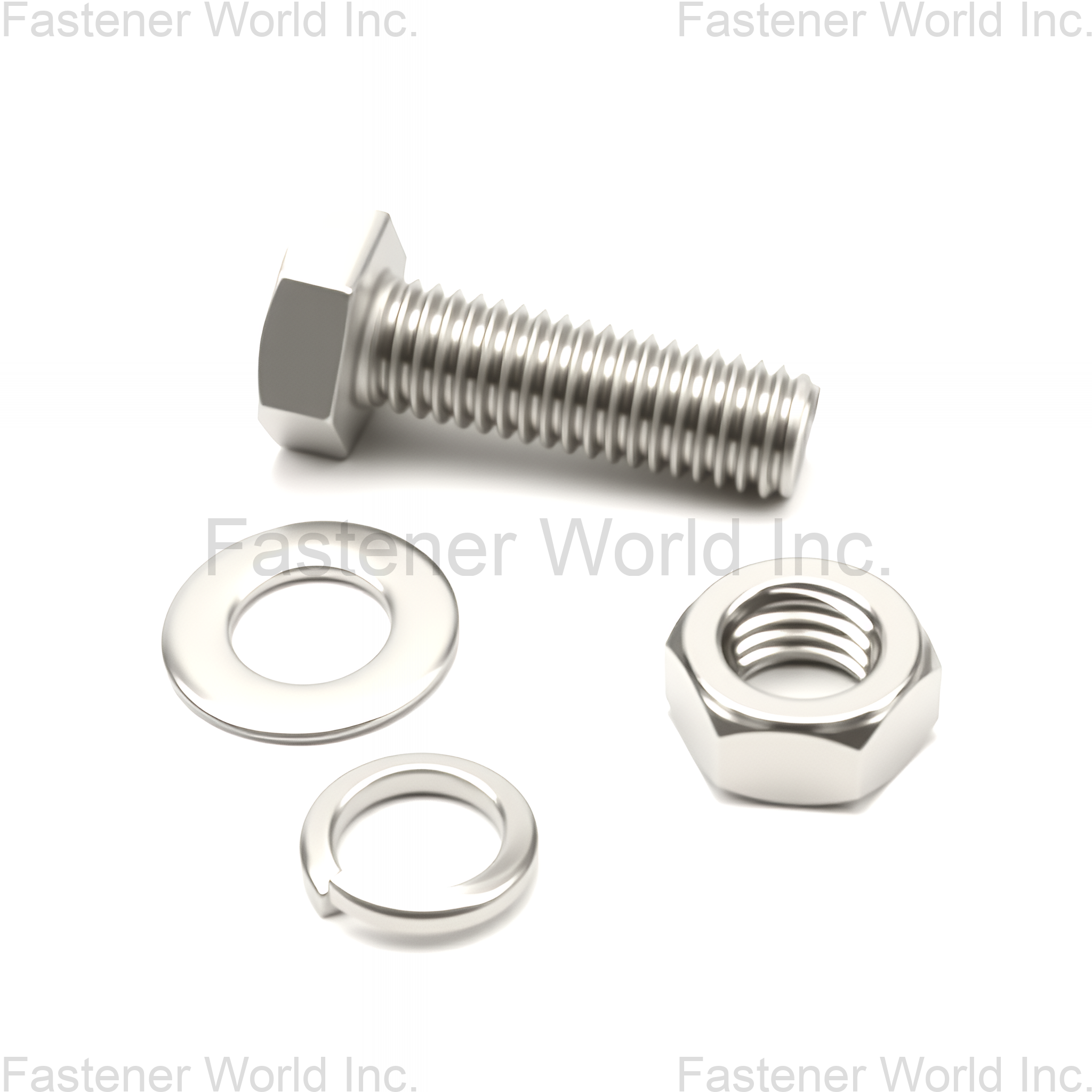 HEBEI DUOJIA METAL PRODUCTS CO.,LTD. , Stainless Steel Fastener Kit - Hex Bolt, Nut, Flat & Spring Washers