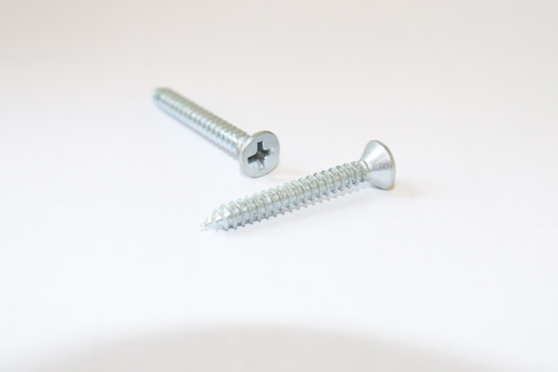 SUZHOU LITTO FASTENER CO., LTD. (JMTM TRADING) , Self-Tapping Screw, CSK Head, Fine Thread, White Zinc