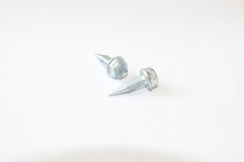 SUZHOU LITTO FASTENER CO., LTD. (JMTM TRADING) , HVAC Screw, Flange Head, Slotted Drive, White Zinc