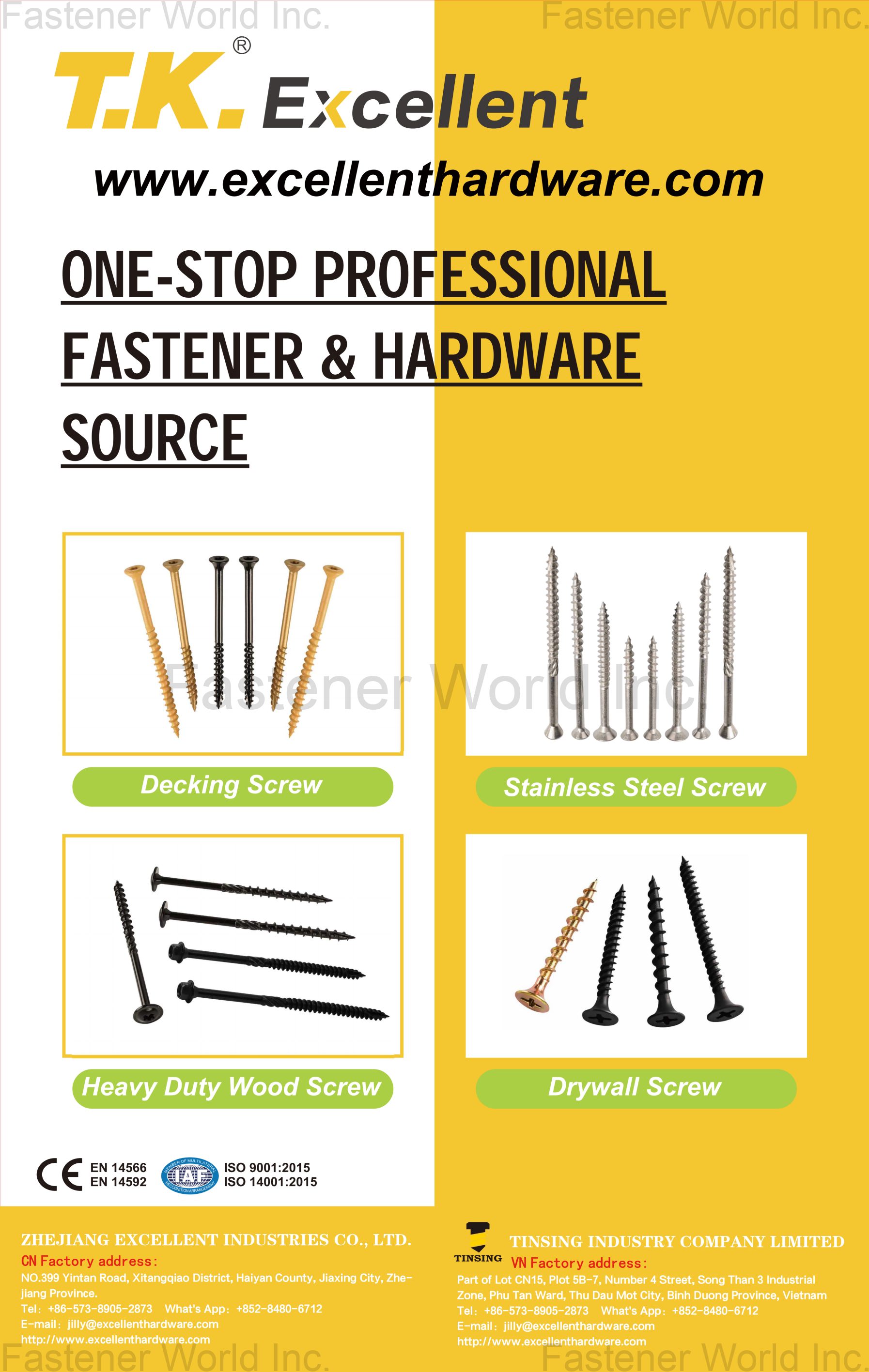 Zhejiang Excellent Industries Co., Ltd.