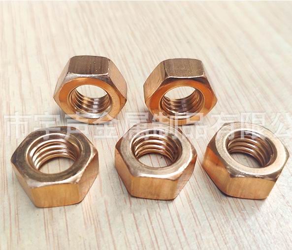 Chongqing Yushung Non-Ferrous Metals Co., Ltd. , C65500 high silicon bronze hex nuts M6 - M30 DIN934