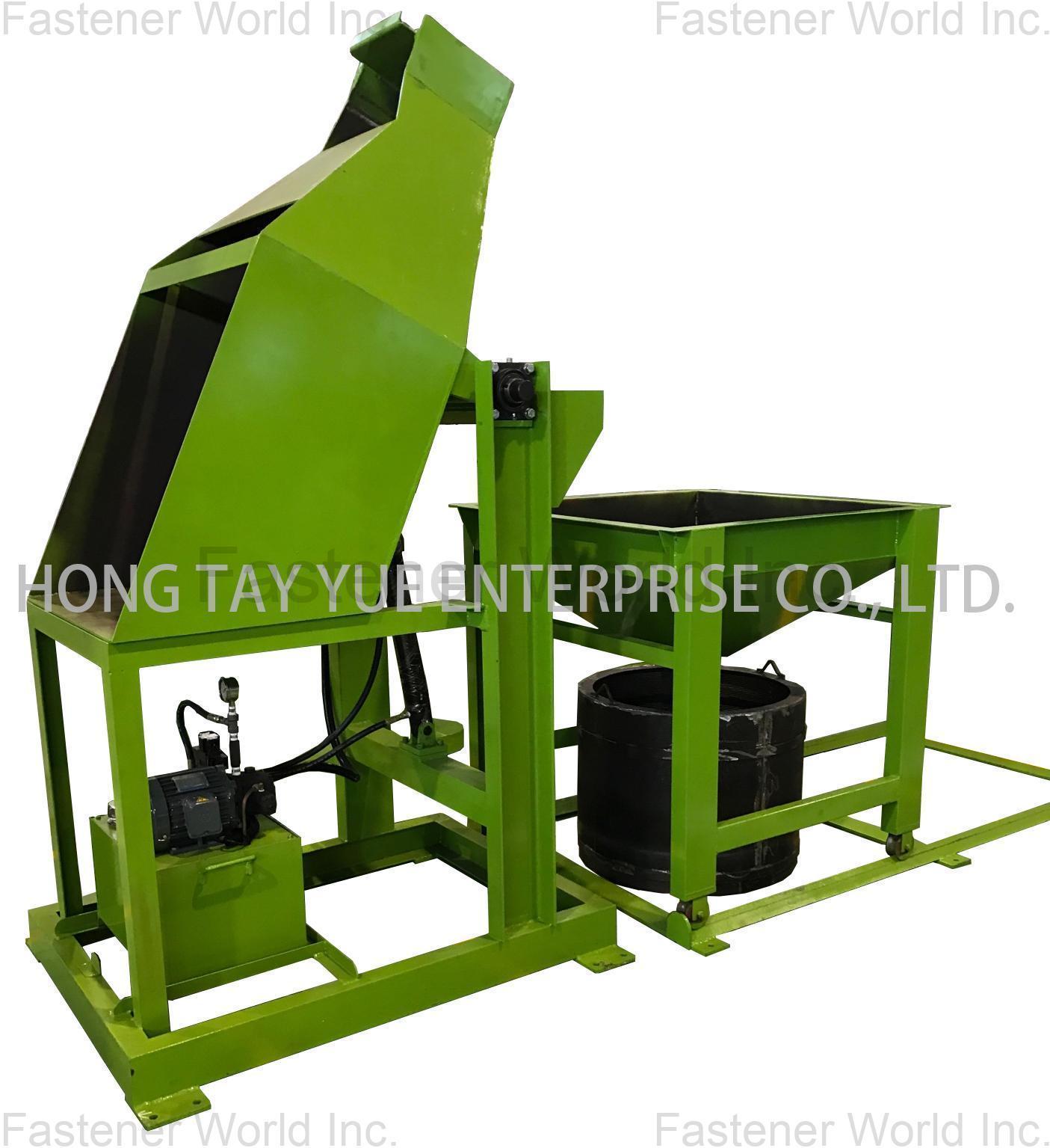 HONG TAY YUE ENTERPRISE CO., LTD. , Hydraulic Pouring Machine HONG TAY YUE ENTERPRISE CO., LTD. , Hydraulic Pouring Machine