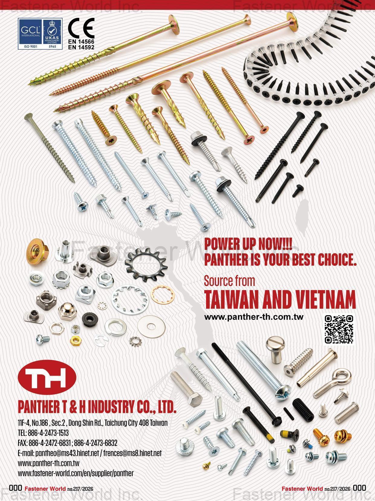 PANTHER T & H INDUSTRY CO., LTD.  , YUS-550 (NSSC) Super Stainless Steel* High Anti-Corrosion Better Than SUS 300 Series   Salt Spray Test Over 1200 Hours* High Hardness Better Than SUS 400 Series & Bi-Metal  Hardness Between 600-630HV* High Strength Equivalent to SUS 410
