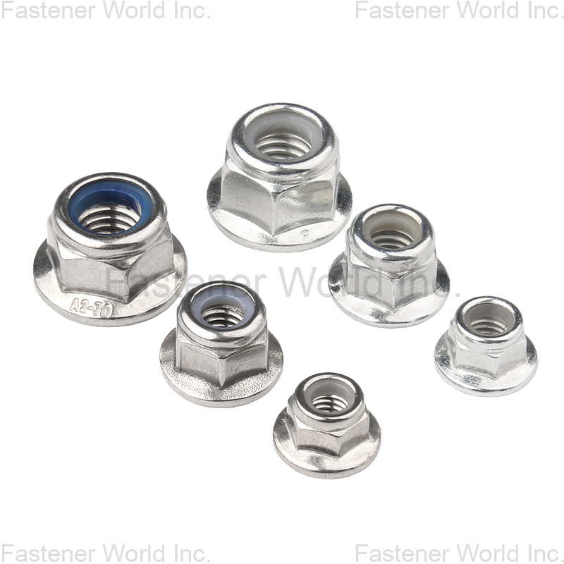 JIANGSU ZSA INDUSTRY CO., LTD , Hexagon flange nylon lock nut, A2-70