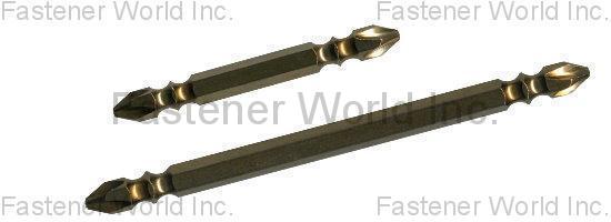 BAOHUI SCREW POWER BIT INC.  , Two Ditch Power Bit Insert Bits , Bits