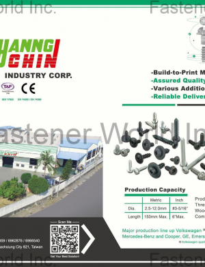 CHANNG CHIN INDUSTRY CORP. 
