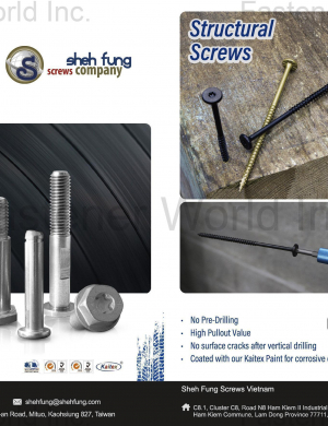 SHEH FUNG SCREWS CO., LTD. 