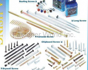 Roofing Screw,Long Screw,Collated Screw,Chipboard Screw,Drywall Screw,Tapping Screw,Self Drilling Screw,Confirmat Screw(HWA HSING SCREW INDUSTRY CO., LTD. )