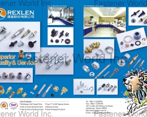 Type TT & Self Tapping Screws, Machine Screws, Small Packaged Products, Teks Screws(REXLEN CORP. )