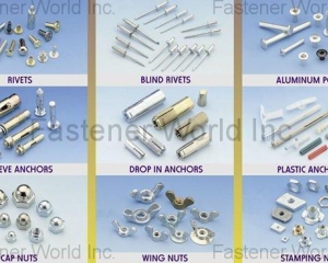 Wood Screw, Roofing Screw, Painting Screw, Furniture Screw, Back Panel Screw, Sems Screw, Special Screw, Thumb Screw, Wheel Bolts & Nuts(MASTER UNITED CORP. )
