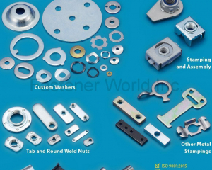Custom Washers, Stamping and Assembly, Tab and Round Weld Nuts, Tee Nuts, Tubes, Other Metal Stampings(LIAN CHUAN SHING INTERNATIONAL CO., LTD.)