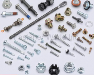 Self Drilling Screws, Self Metal Screw, Window Screw, Thread Forming Screw, Taptite, Machine Screw, Sems, Customized Special Items, Hex Nuts, Square Nuts, Weld Nuts, All Metal Prevailing Torque Nuts, Flange Nuts, Conical Nuts, T Nuts, Customized Special Parts(GREEN TECH FASTENERS CO., LTD.)